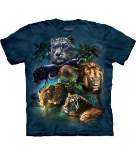 Big Cats Jungle - Big Cats T Shirt by the Mountain