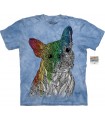 T-shirt chien à colorier
