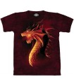 T-Shirt Dragon Rouge par The Mountain