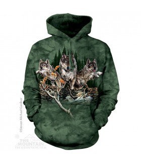 Find 12 Wolves Hoodie Sweatshirt