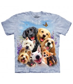 Dogs Selfie T-Shirt The Mountain