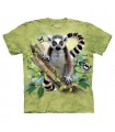 Lemur & Butterflies T Shirt