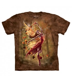Une Fée en Automne - T-shirt Fantasy The Mountain