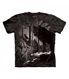 T-shirt Loups en Hiver The Mountain