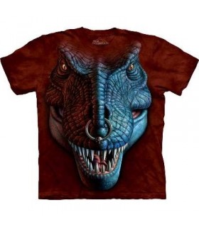 T-Rex Face - Dinosaur T Shirt by the Mountain