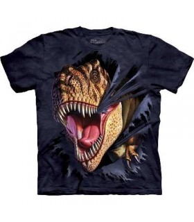 T-Rex Tearing - Dinosaur T Shirt by the Mountain