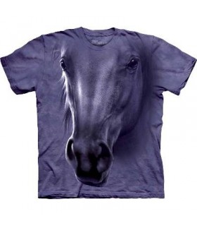 Horse Head - Horse T Shirt by the Mountain