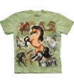 Horse Collage T Shirt