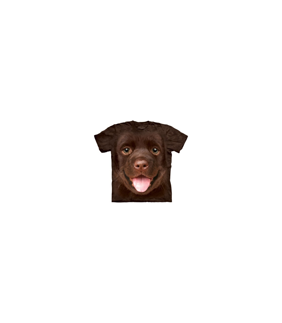 T Shirt Chiot Labrador Chocolat The Mountain