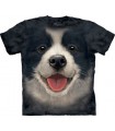 T-shirt Chiot Border Collie The Mountain