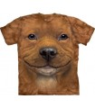 Big Face Pitbull Puppy T Shirt