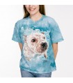 Corey - T-shirt chien sous l'eau par Seth Casteel