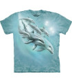 Dolphin Dive - Sealife T Shirt by the Mountain