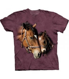 Two Hearts - Horse Shirt The Mountain
