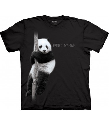 The Mountain Unisex Panda Protect My Home Tri-Blend T Shirt