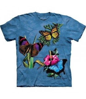 T-Shirt 3 papillons par The Mountain
