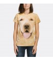 T-shirt Femme Golden Retriever The Mountain