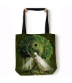 Yin Yang Tree Green Cultural Tote Bag 45x45cms The Mountain