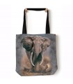 African Elephant Grey Animal Tote Bag 45x45cms The Mountain