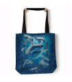 Great Whites Blue Aquatic Tote Bag 45x45cms The Mountain