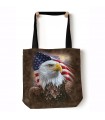 Independence Eagle Brown USA Tote Bag 45x45cms The Mountain