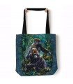 Gorilla Jungle Blue Animal Tote Bag 45x45cms The Mountain