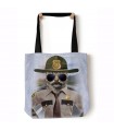 Kitten Trooper Blue Manimal Tote Bag 45x45cms The Mountain