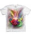 The Mountain Healing Rose Special Edition White T Shirt