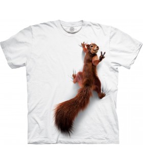 The Mountain Peace Squirrel Special Edition White T Shirt