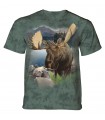 The Mountain Unisex Monarch of The Forest Moose T Shirt
