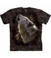 The Mountain Song of Autumn Wolf Animal T Shirt