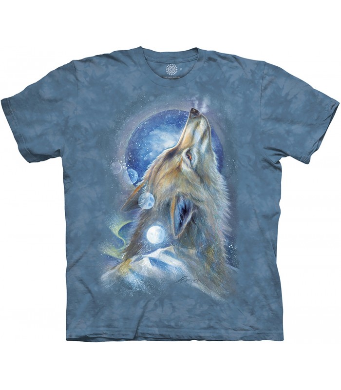 The Mountain Wolf Howl Animal T Shirt