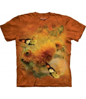 The Mountain Unisex Sunflowers & Butterflies T Shirt
