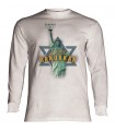 Longsleeve T-Shirt with Lady Liberty Hanukkah design
