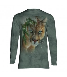 Tee-shirt manches longues motif Puma