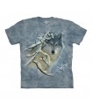 Tee-shirt Loup en hiver The Mountain