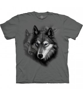 Tee-shirt portrait de loup The Mountain Base