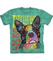Tee-shirt Boston Terrier coloré The Mountain
