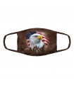 3-ply cotton face mask Independence Eagle design The Mountain