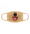 Masque facial 3 épaisseurs en coton motif Chiot Golden Retriever The Mountain