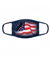 3-ply cotton face mask Waving Flag design The Mountain