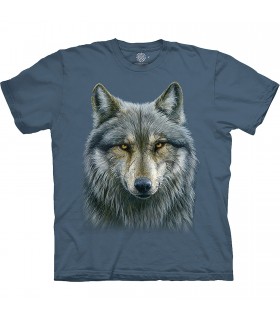 The Mountain Base Warrior Wolf T-Shirt