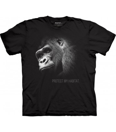 The Mountain Gorilla Protect My Habitat Animal T Shirt