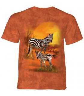 The Mountain Mama And Baby Zebra T-Shirt