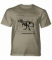The Mountain T-Rex Fact Sheet Beige T-Shirt