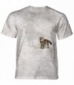 The Mountain Shadow of Power Cat White T-Shirt
