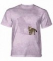 The Mountain Shadow of Power Cat Pink T-Shirt