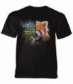 The Mountain Protect Red Panda Black T-Shirt