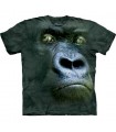 Silverback Portrait - Gorilla T Shirt by the Mountain