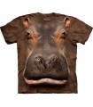 T-Shirt Hippopotame par The Mountain